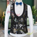 Double Breasted Slim Men’s Vest
