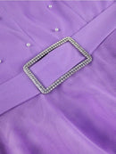 Plus Size Pleated Midi Dress