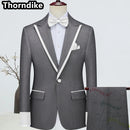 Single-breasted 2 Piece Set Suits