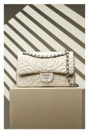 Camellia Pattern Chain Crossbody Bags