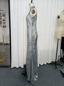 Spliced Sequins Dresses