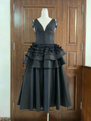 Ruffles Folds Dress