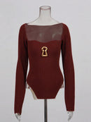 Sequined Basics Sweaters for Women