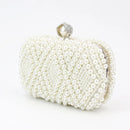 Flower Crystal Wedding Bridal Clutch