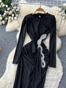 Spliced Bead Elegant Dresses