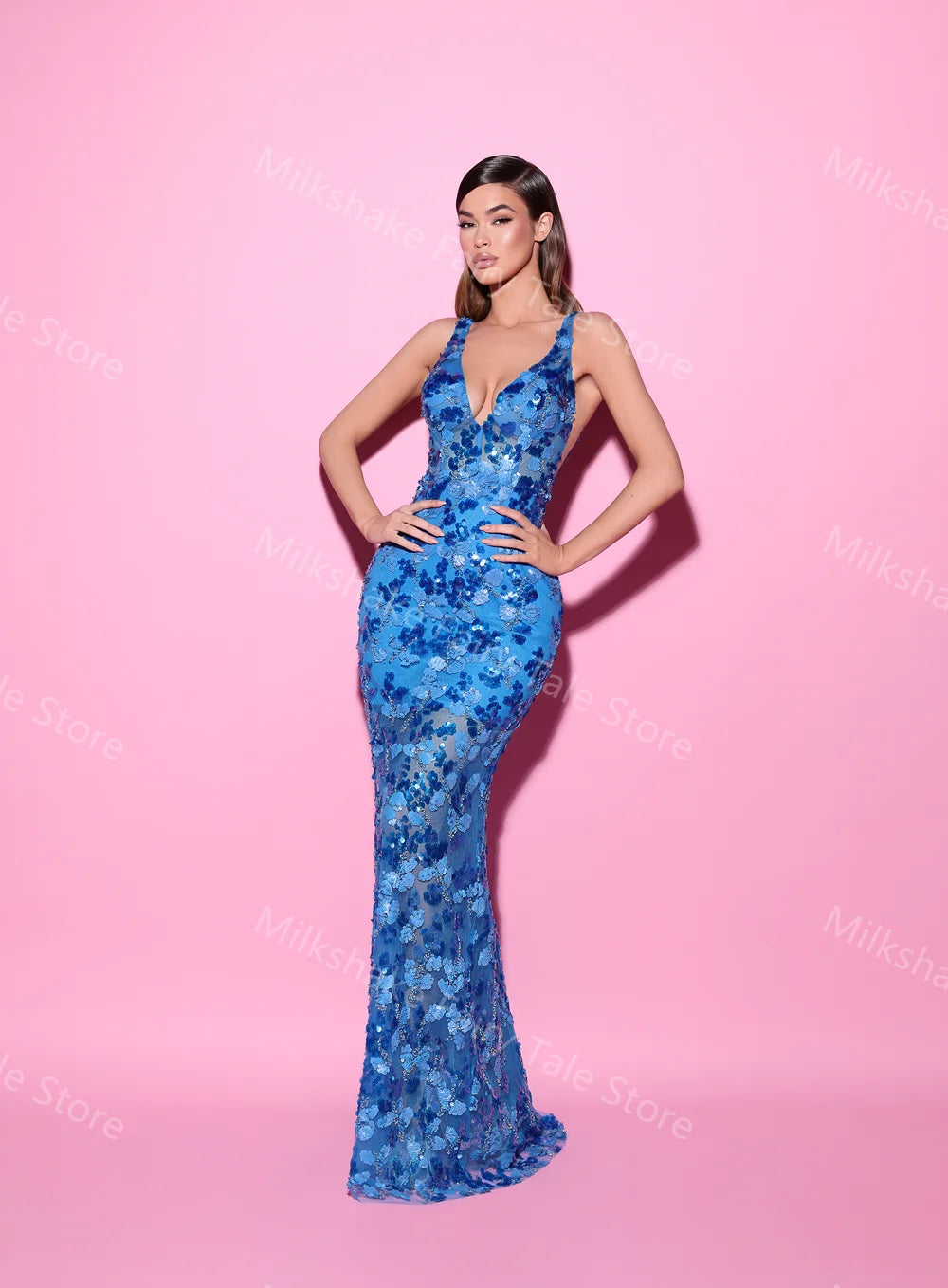 Blue / Custom size / 50cm|CHINA