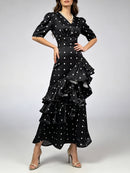 Hit Color Dot Dresses