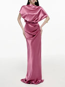 Spliced Folds Dresses