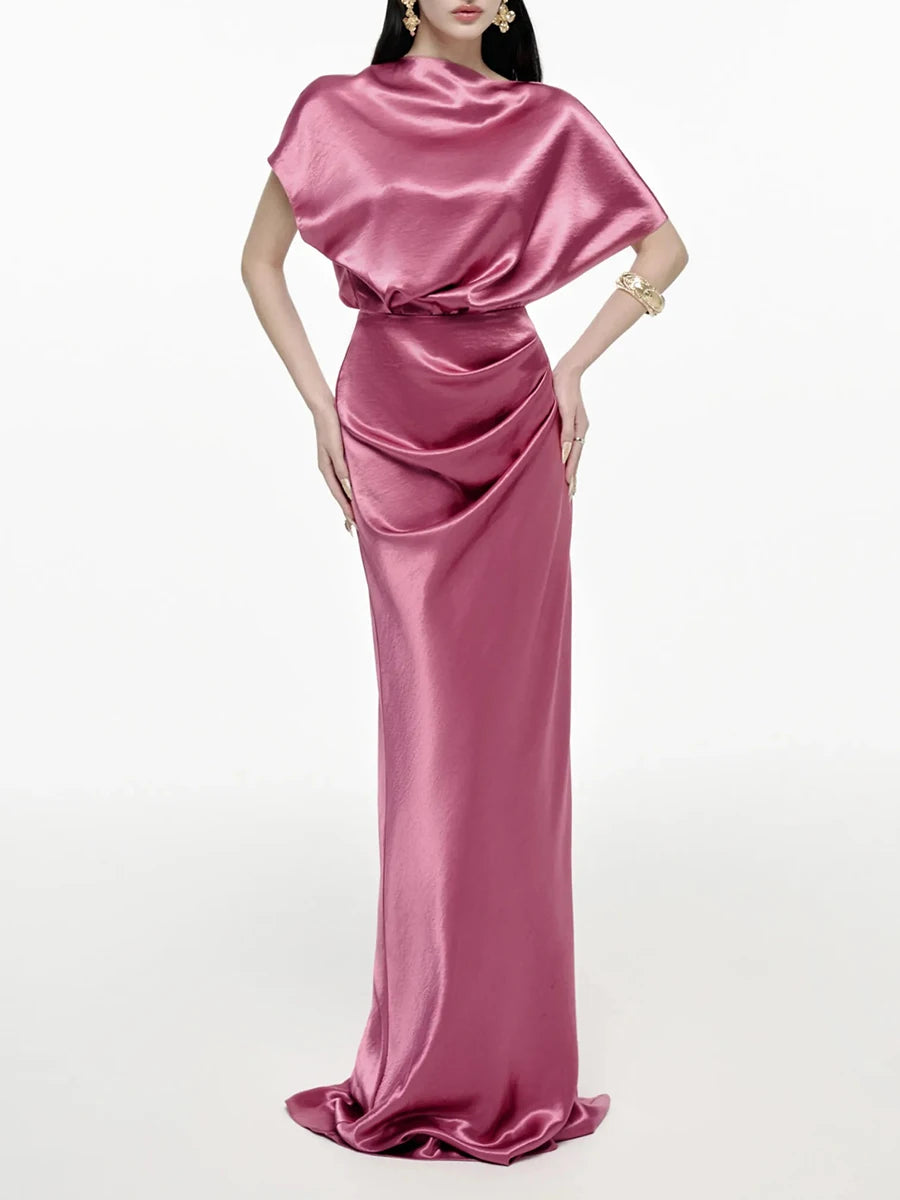 Spliced Folds Dresses