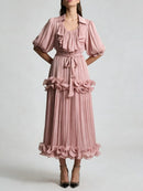 Spliced Folds Dresses