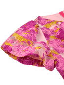 Plus Size A Line Midi Jacquard Dress