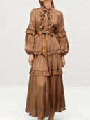 Ruffles Folds Dresses