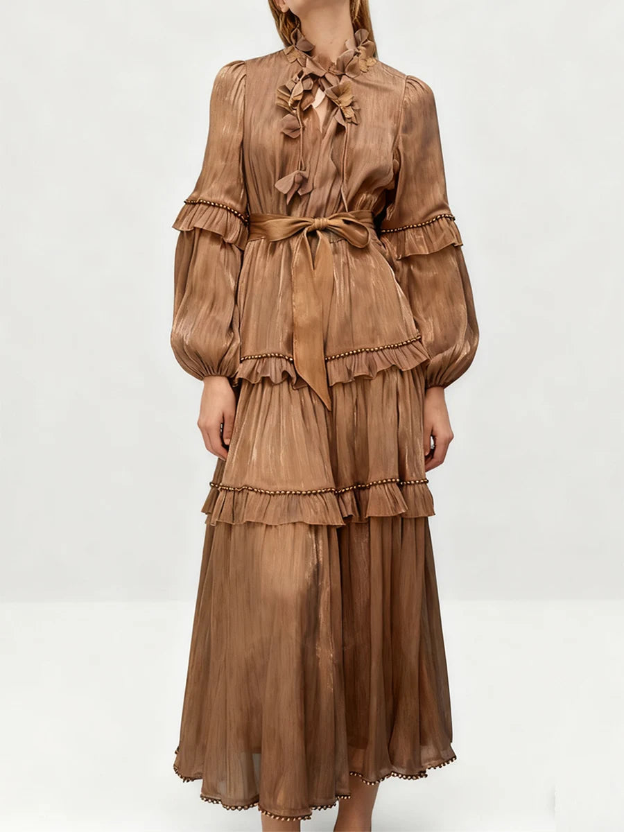 Ruffles Folds Dresses