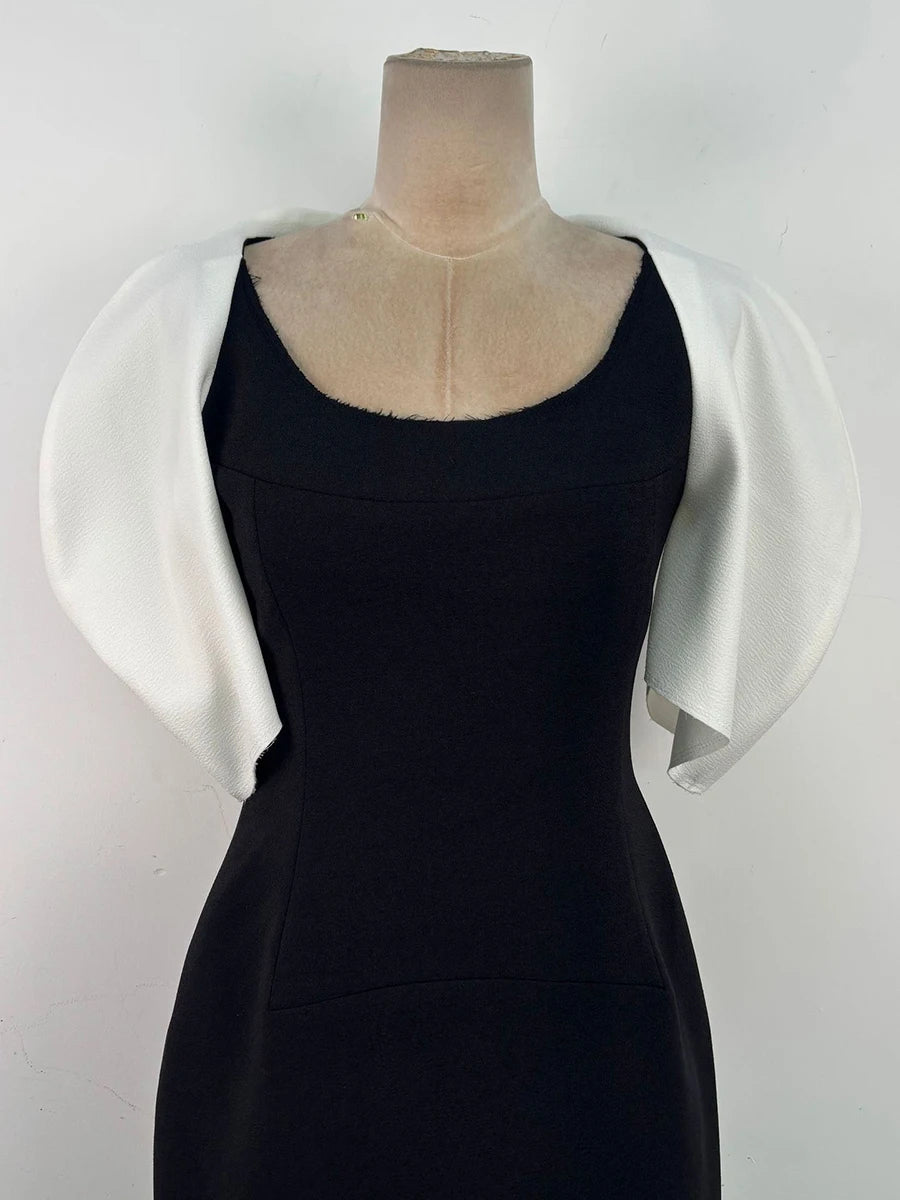 Hit Color Loose Minimalist Long Dresses