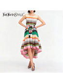 Color Striped Dresses