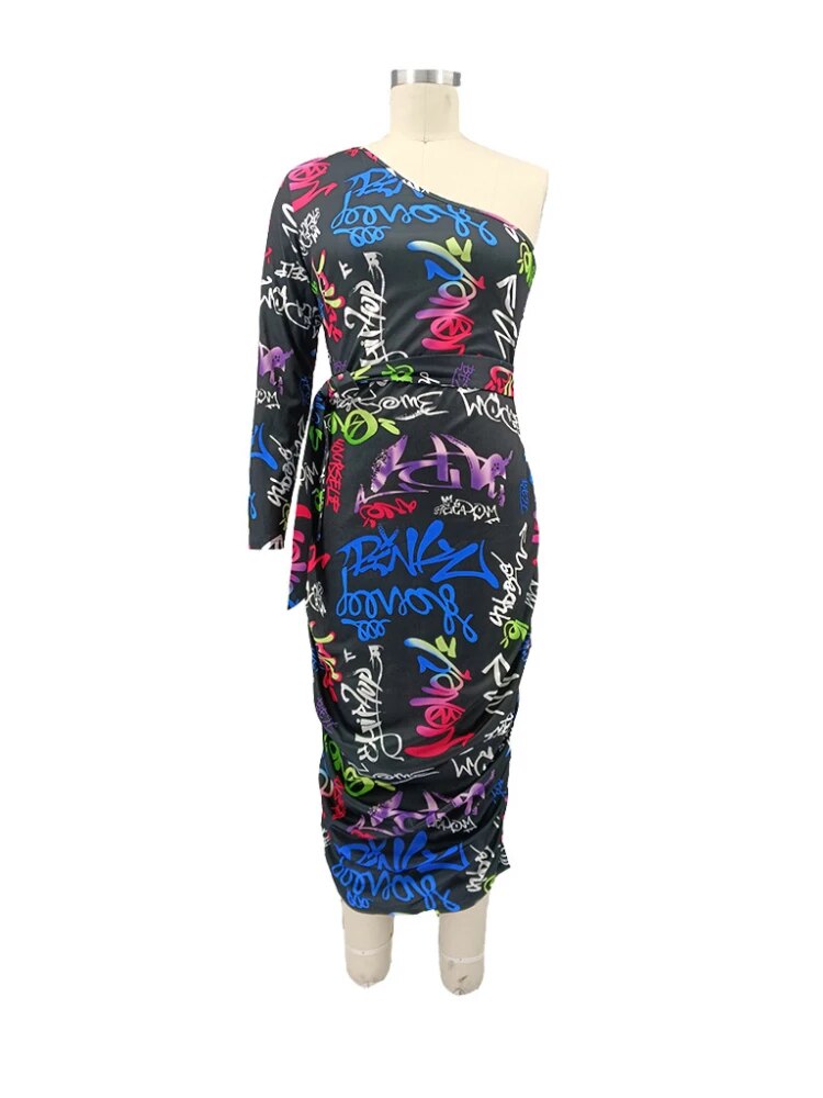 Printed Plus Size Dresses