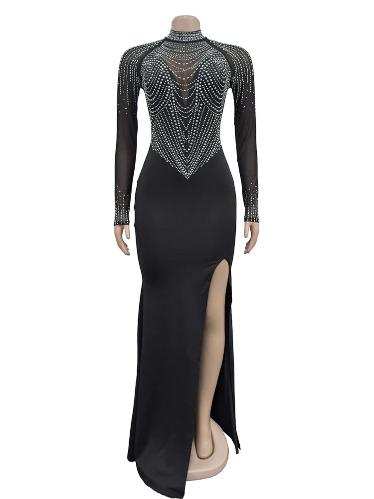 Spliced Diamonds Dress