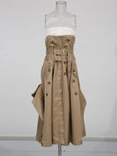 Strapless Sleeveless Dress