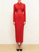 Sheer Spliced Hot Fix Dresses