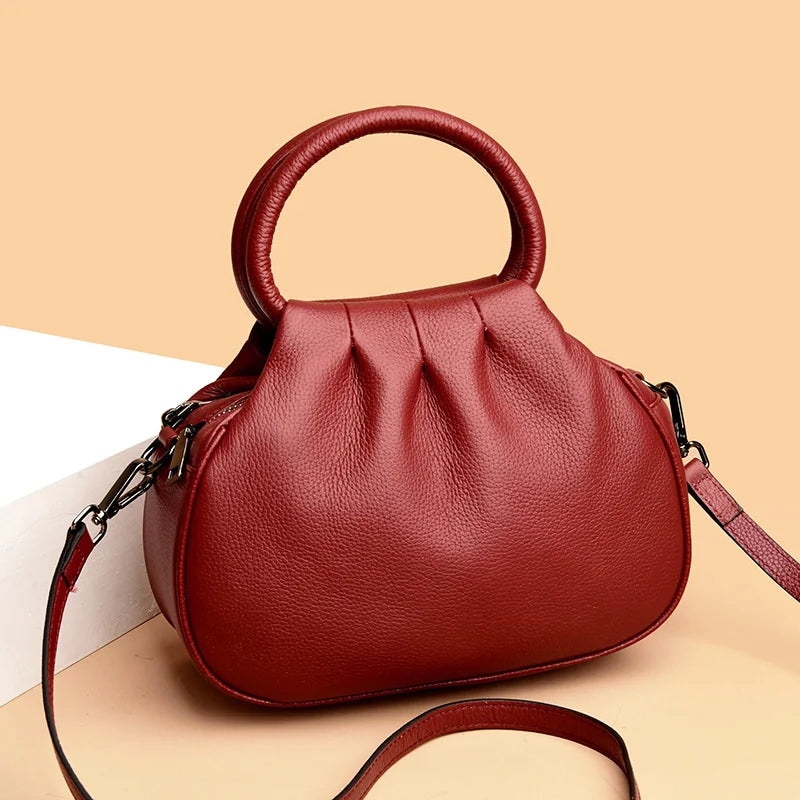 Leather Crossbody Shoulder Bag