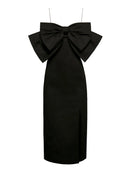 Spliced Bowknot Fashion Dresses