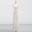 Spliced Sheer Dresses