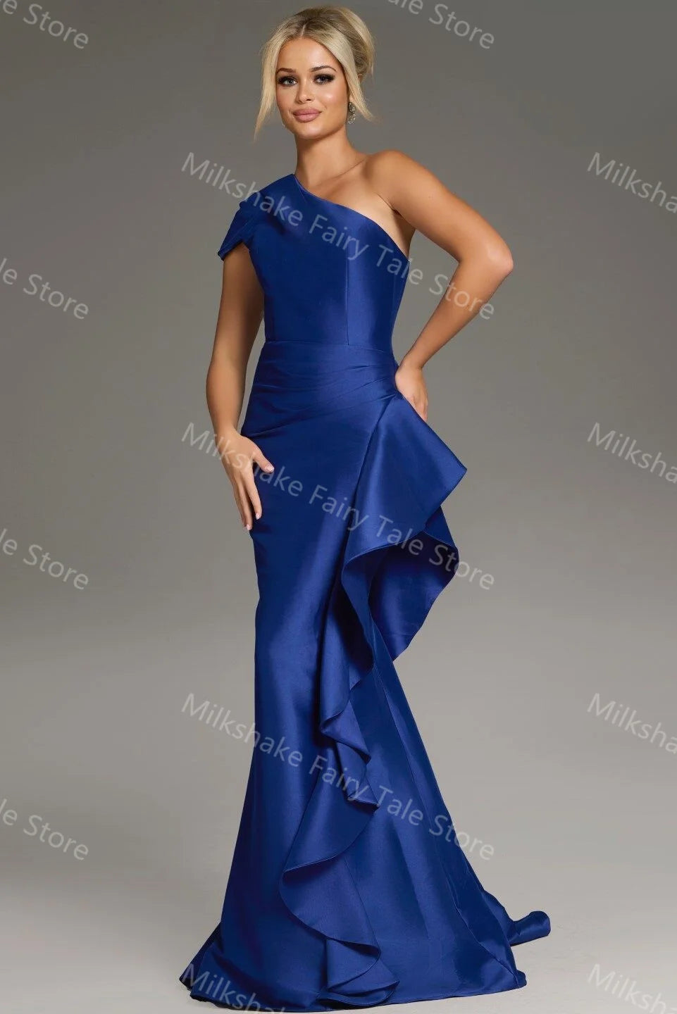 Mermaid Evening Dresses One Shoulder Dresses