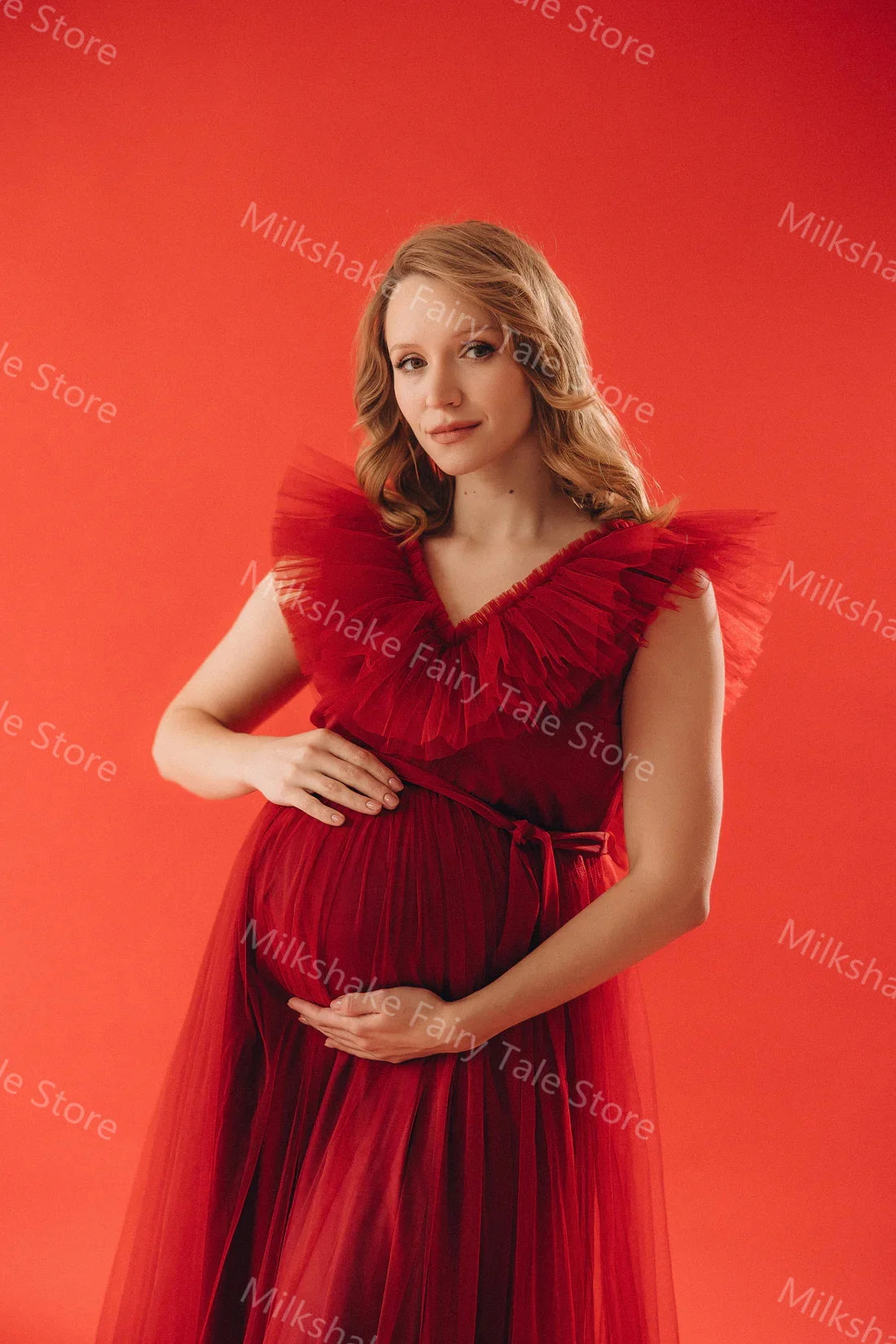 Photo Tulle Sleeveless Dresses