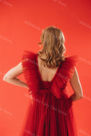 Photo Tulle Sleeveless Dresses