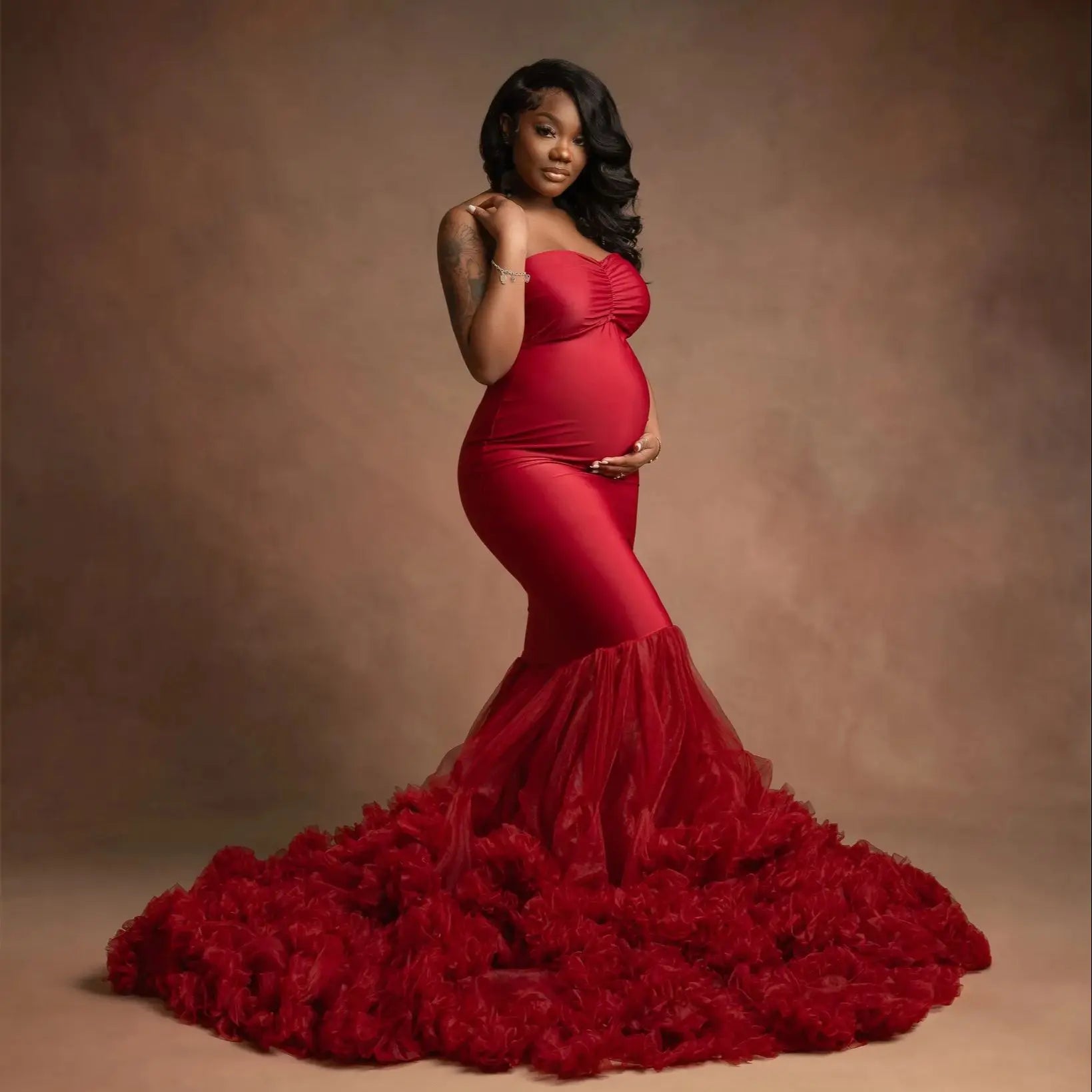 Mermaid Evening Dresses Maternity Gowns