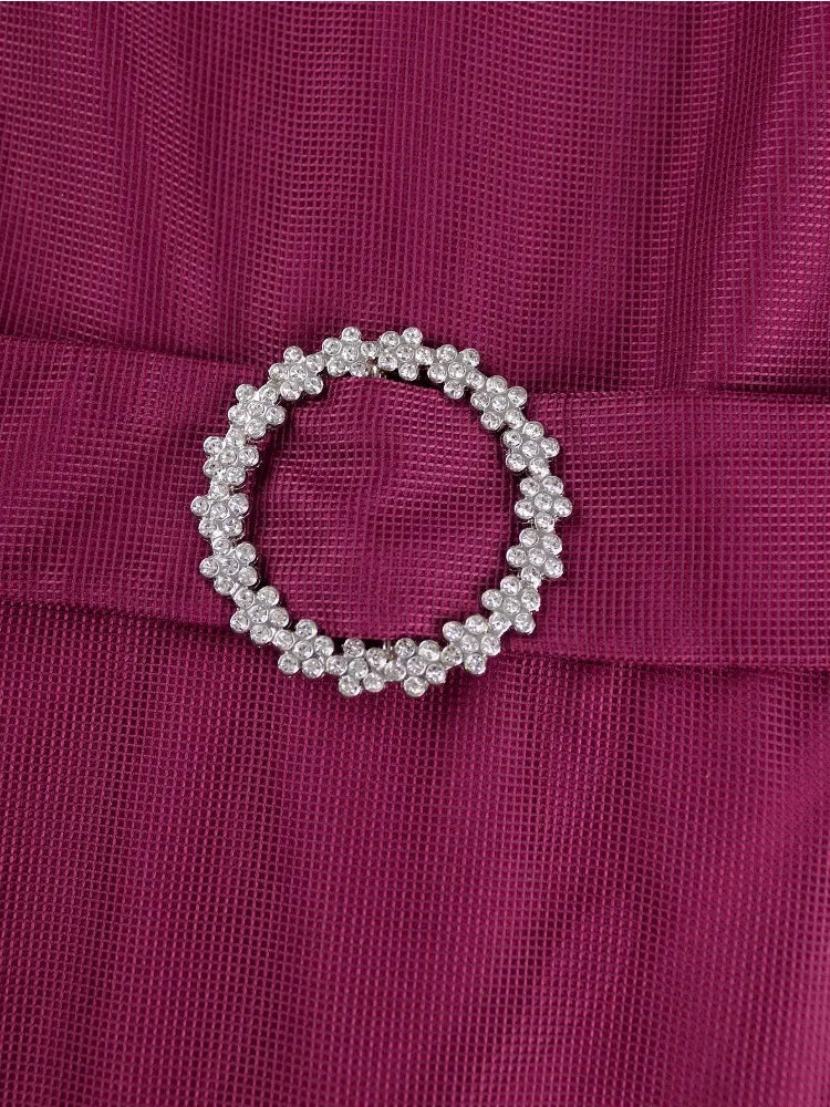 Plus Size Elegant A Line Midi Dress