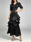 Hit Color Dot Dresses