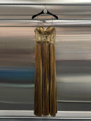 Strapeless Gold Dress