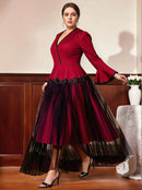 Plus Size ColorBlock  Dress