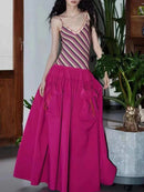 Striped Color Fashion Dresses