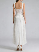 Spliced Lace Sexy Long Dresses