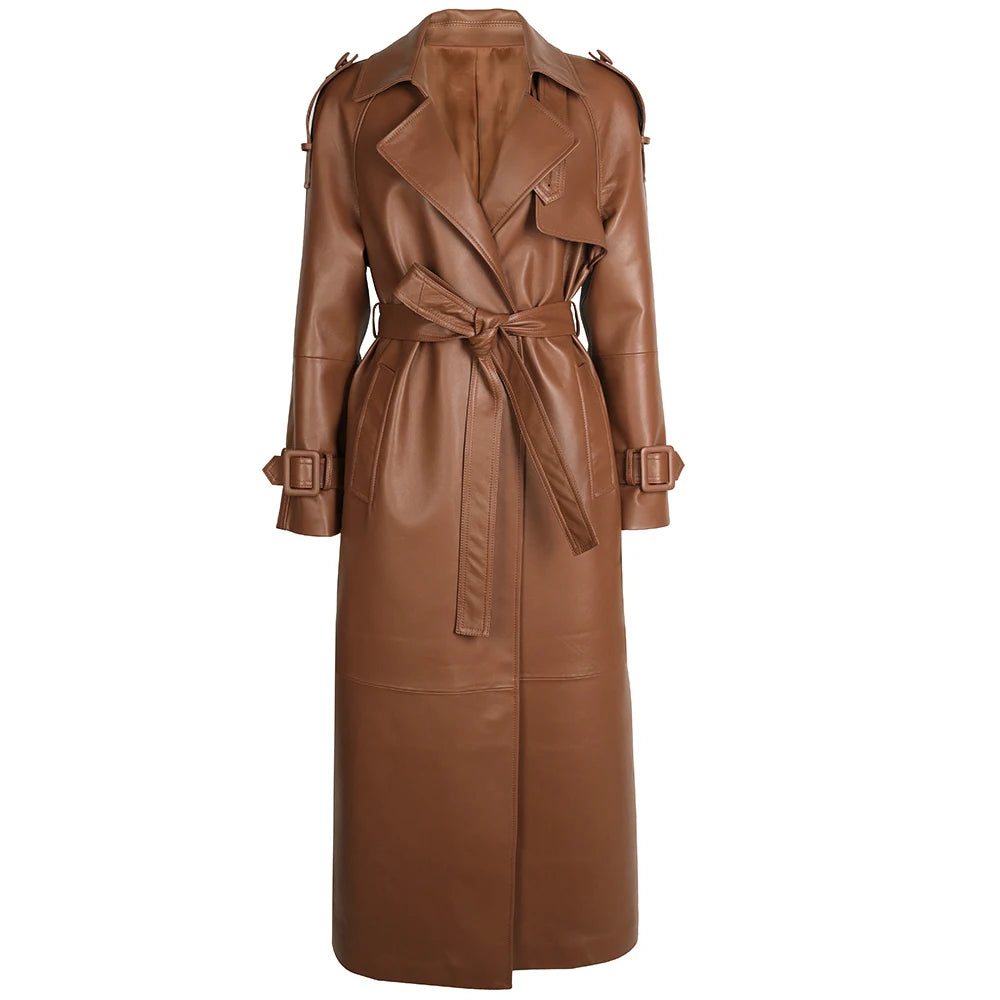 Leather Trench Coat