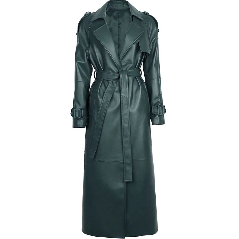 Leather Trench Coat