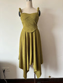 Spliced Folds Dresses