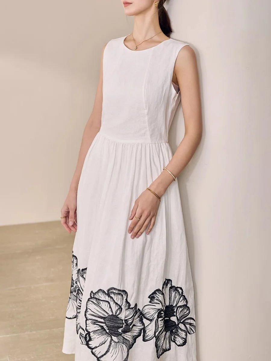 Hit Color Printed Dresses