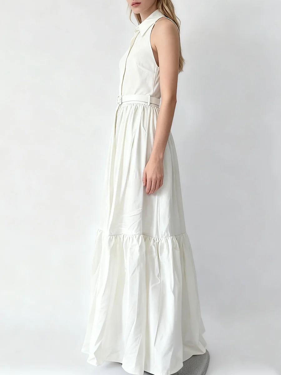 Folds Sleeveless Dress