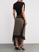 Lace Irregular Dresses