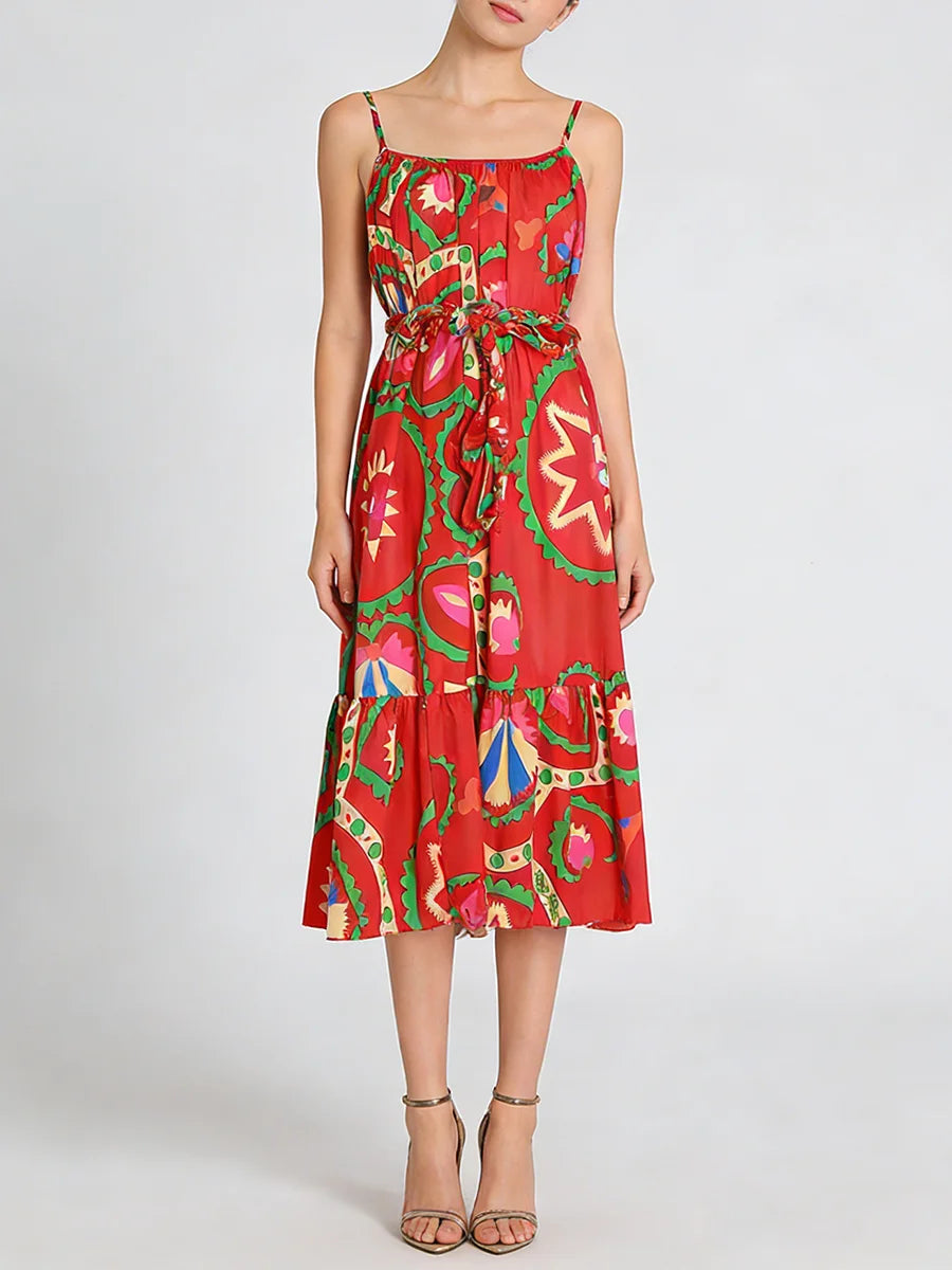 Ruched Long Dress