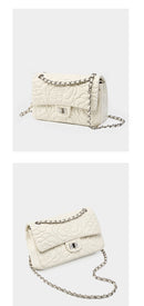 Camellia Pattern Chain Crossbody Bags