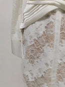 Spliced Lace Dresses