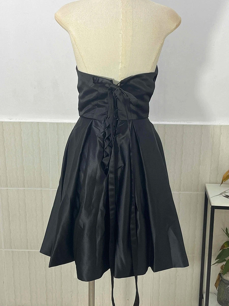 Strapless Sleeveless Tunic Dress