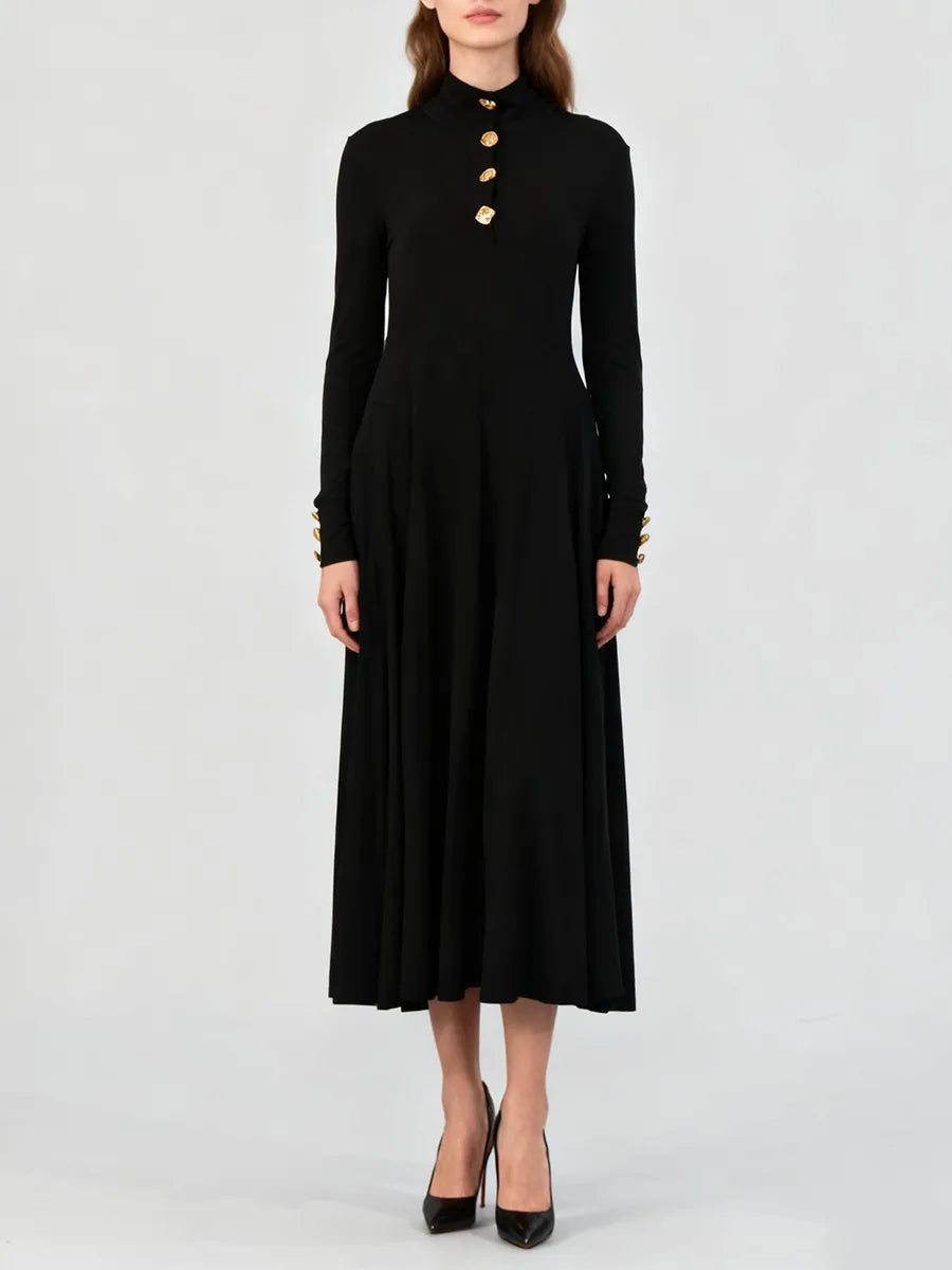 Metal Buttons Basics Dresses