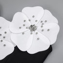 Spliced 3D Flower Dresses