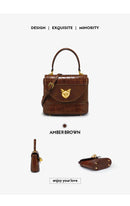 LEATHER DESIGNER BUCKET HANDBAGS