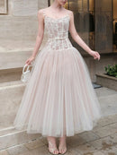 Spliced Lace Dresses